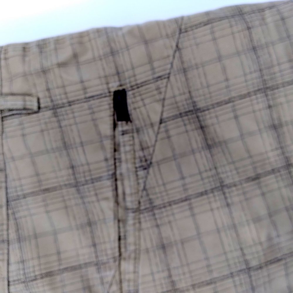 Volcom Corpo Class Men Chino Plaid Shorts Size 32 - Picture 5 of 8